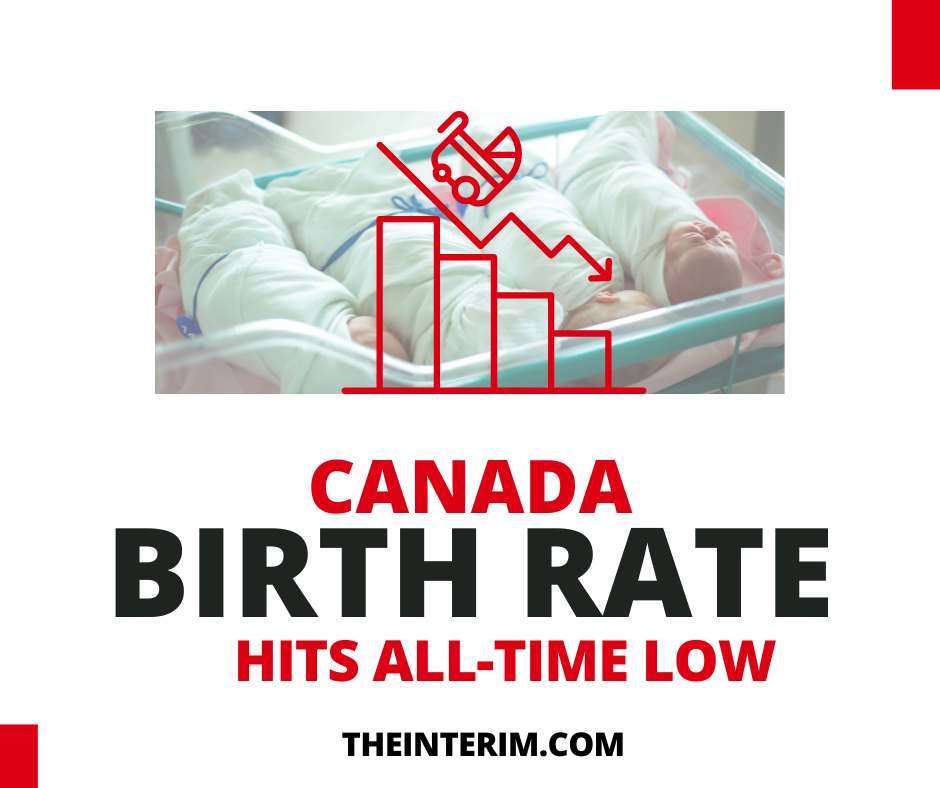 Canada Birth Rate Hits All Time Low