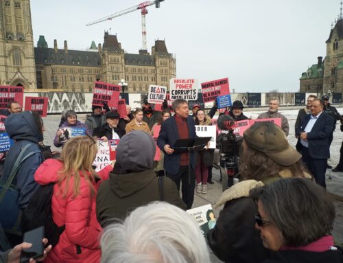 Anti-euthanasia rally held on Parliament Hill