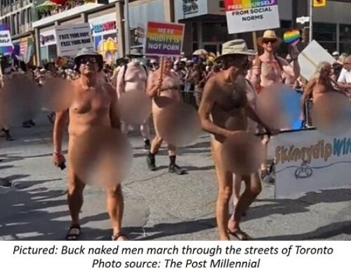 Police won’t lay charges for public nudity during Toronto pride parade
