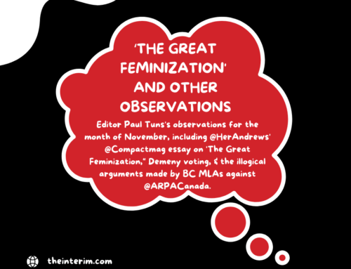‘The Great Feminization’ and other observations