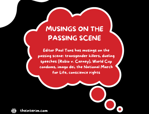 Musings on the passing scene