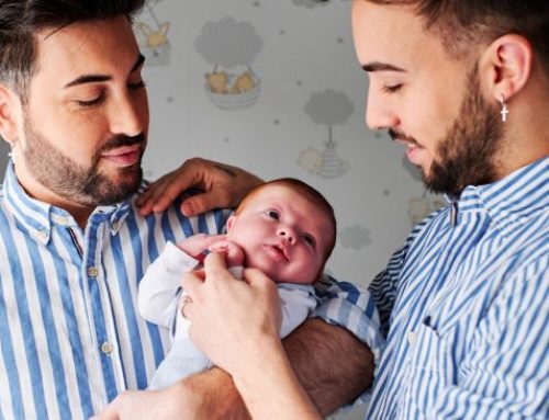 Gay couple adopts surrogate child after demanding it to be aborted due to genetic defect